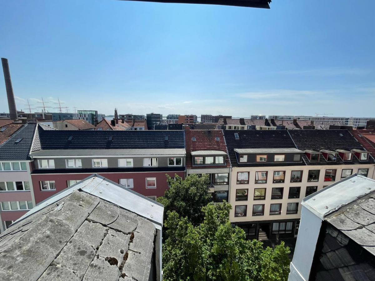 Apartamento Schoenes Einfaches Zentrales Zimmer Ueber Den Daechern Der Stadt Bremerhaven Exterior foto